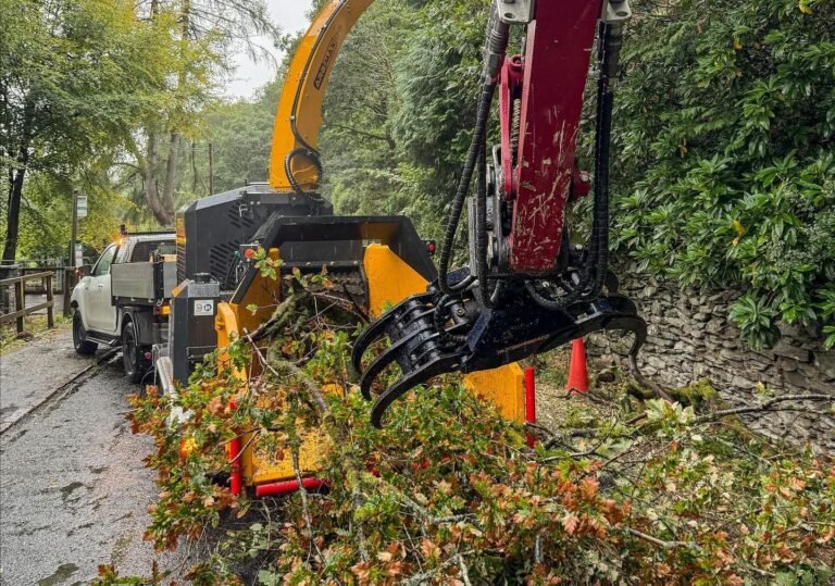 Arbmax D45 Woodchipper in the Lake District