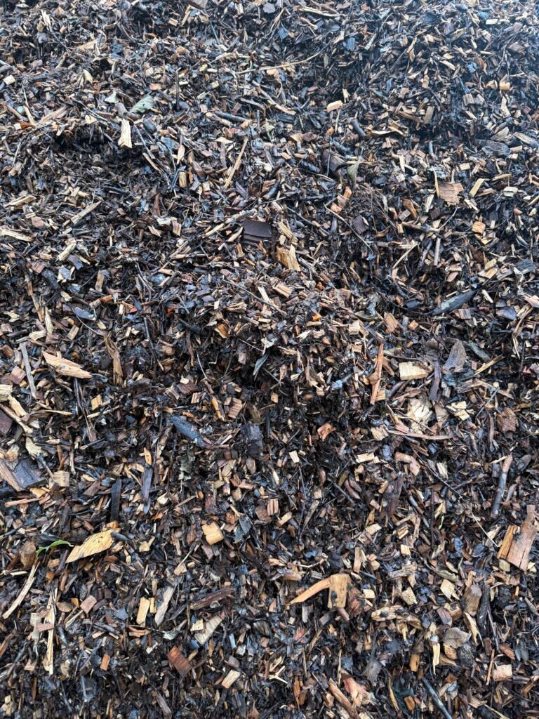 Composted wood chip