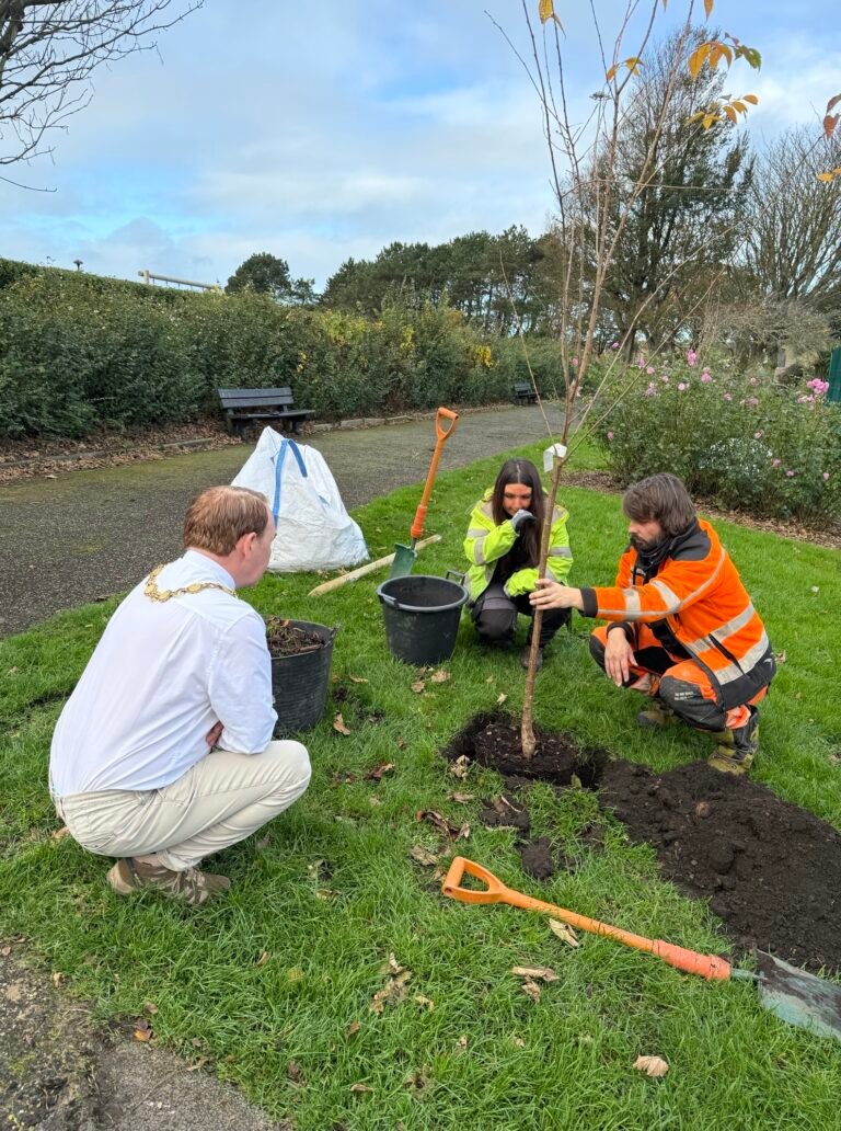 Major of Workington plants trees with Arborscape.