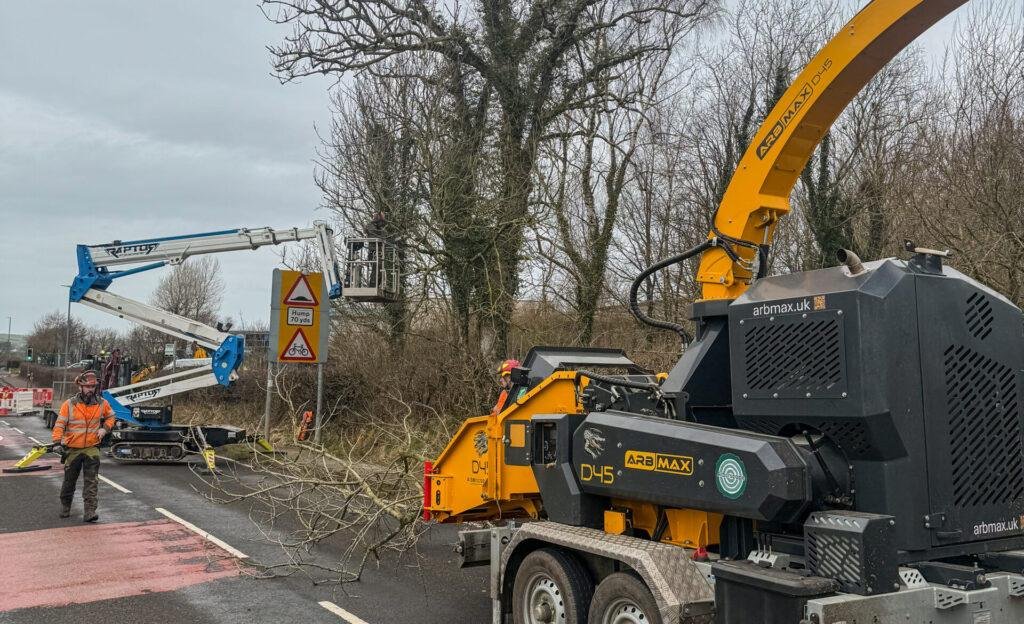 Arbmax D45 Chipper hire