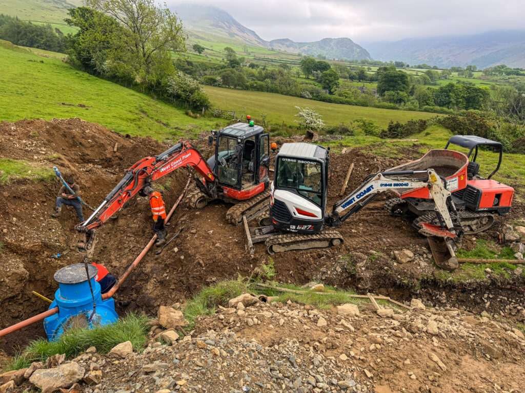 Ground works Ennerdale